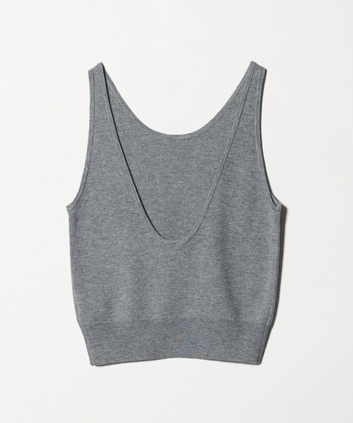 MARW UNITED ARROWS（マルゥ ユナイテッドアローズ）の「＜MARW UNITED ARROWS＞ニット ビスチェ（タンクトップ・レディース・オフホワイト/グレー系/ブラック・FREE）」の18枚目の写真