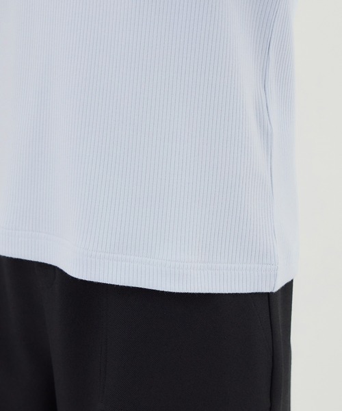 ROPE' PICNIC（ロペピクニック）の「ハートネックリブジャケットインナー（Tシャツ/カットソー・レディース・ブラック/ホワイト/サックスブルー・M/L）」の13枚目の写真