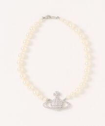 Vivienne Westwood(���B���B�A���E�G�X�g�E�b�h)��ONE ROW PEARL BAS RELIEF CHOKER(���̑�)
