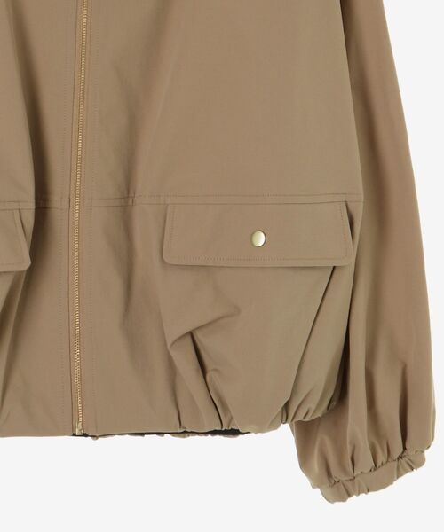 le.coeur blanc（ルクールブラン）の「サーブルクロスバルーンブルゾン（ブルゾン・レディース・ブラウン/チャコールグレー・38）」の3枚目の写真