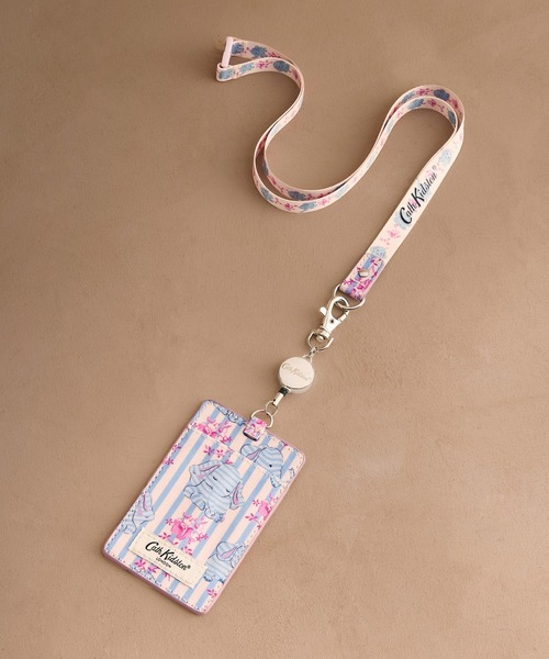 Cath Kidston(キャスキッドソン)の「ランヤード Nana The Elephant(パスケース・レディース・ブルー・FREE)」の1枚目の写真