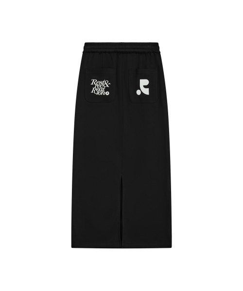 Rest&Recreation(レストアンドレクリエーション)の「SWEAT MAXI SKIRT - BLACK(スカート・レディース・その他・SMALL/MEDIUM)」の2枚目の写真