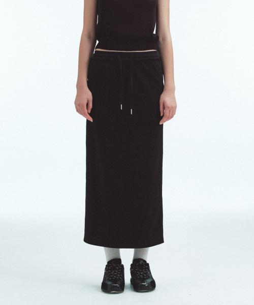 Rest&Recreation(レストアンドレクリエーション)の「SWEAT MAXI SKIRT - BLACK(スカート・レディース・その他・SMALL/MEDIUM)」の3枚目の写真