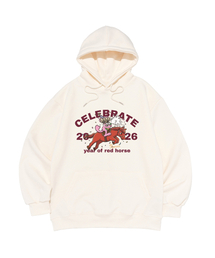 BERNI（ベルニ）の「HAPPY NEW YEAR HOOD (IVORY)（パーカー）」