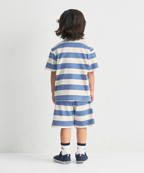 MIKI HOUSE（ミキハウス）の「【WEB限定】ボーダー５分丈パンツ（その他パンツ・キッズ・ブルー/ピンク/グリーン系その他/ベージュ・140cm/130cm/120cm/110cm/100cm/90cm/80ｃｍ）」の15枚目の写真
