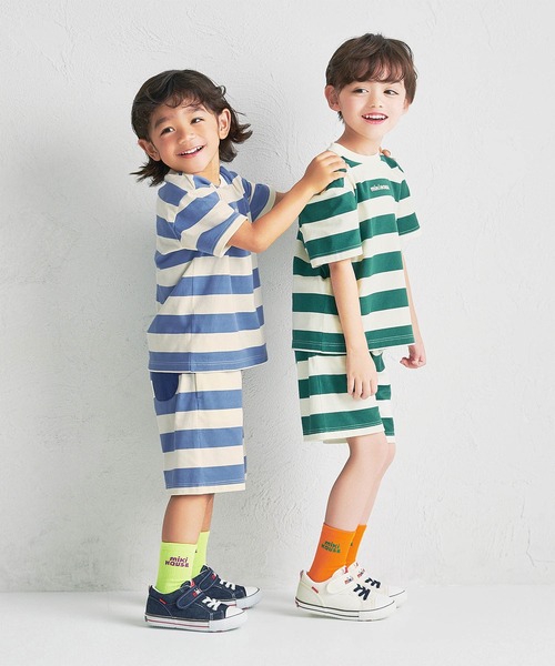 MIKI HOUSE（ミキハウス）の「【WEB限定】ボーダー５分丈パンツ（その他パンツ・キッズ・ブルー/ピンク/グリーン系その他/ベージュ・140cm/130cm/120cm/110cm/100cm/90cm/80ｃｍ）」の19枚目の写真