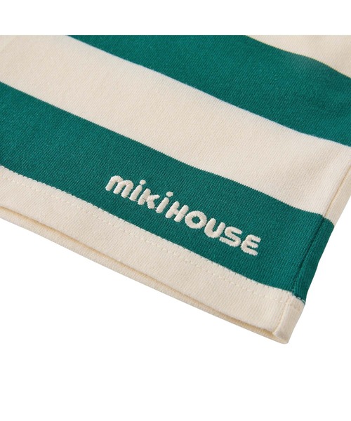 MIKI HOUSE（ミキハウス）の「【WEB限定】ボーダー５分丈パンツ（その他パンツ・キッズ・ブルー/ピンク/グリーン系その他/ベージュ・140cm/130cm/120cm/110cm/100cm/90cm/80ｃｍ）」の10枚目の写真