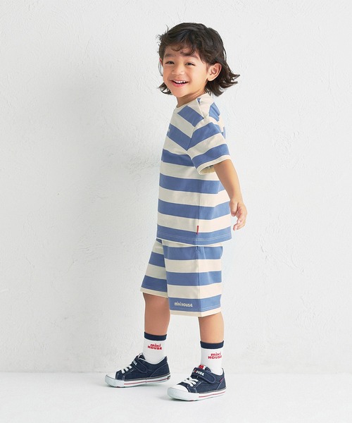 MIKI HOUSE（ミキハウス）の「【WEB限定】ボーダー５分丈パンツ（その他パンツ・キッズ・ブルー/ピンク/グリーン系その他/ベージュ・140cm/130cm/120cm/110cm/100cm/90cm/80ｃｍ）」の16枚目の写真