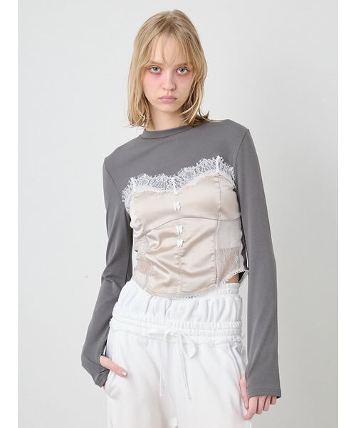 Corset Docking Top/コルセットドッキングトップ（Tシャツ/カットソー