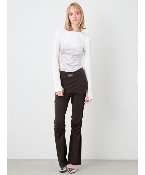 SORIN(ソリン )の「Corset Docking Top/コルセットドッキングトップ(Tシャツ/カットソー・レディース・ダークグレー/ホワイト/ブラック・38)」の21枚目の写真