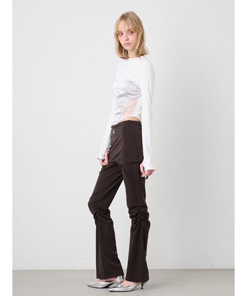 SORIN(ソリン )の「Corset Docking Top/コルセットドッキングトップ(Tシャツ/カットソー・レディース・ダークグレー/ホワイト/ブラック・38)」の22枚目の写真