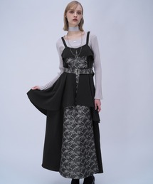 HARE | アートジャガードキリカエジャンスカ(HARE)(ジャンパースカート)