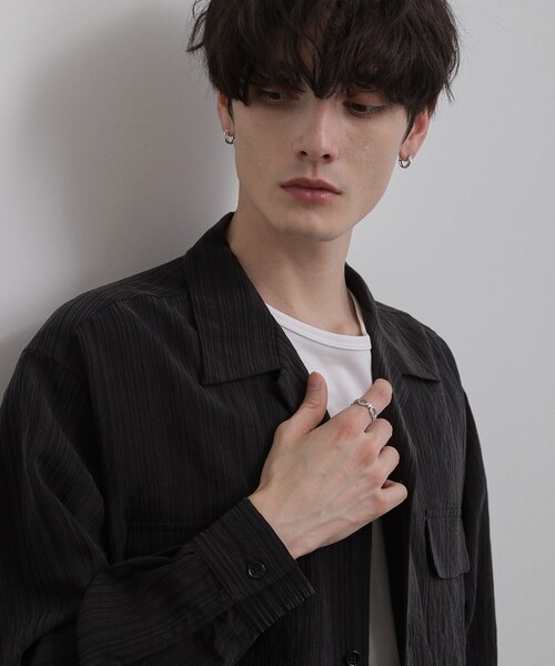 tk.TAKEO KIKUCHI（ティーケータケオキクチ）の「ステンレスボールドリング（リング・メンズ・シルバー/シルバー系1/シルバー系・17）」の12枚目の写真