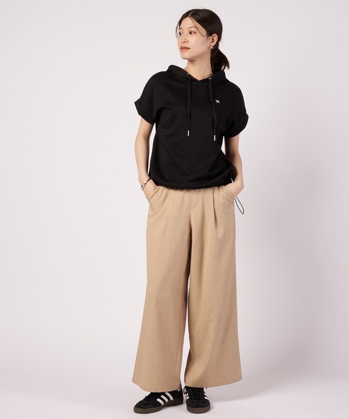 Arnold Palmer(アーノルドパーマー)の「リネンライク ワイド ストレートパンツ(その他パンツ・レディース・グレー/ブラック/ベージュ・L/M/S)」の7枚目の写真