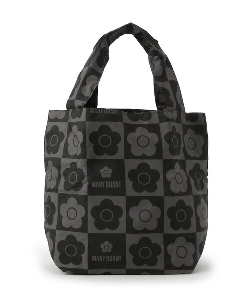 one'sterrace(ワンズテラス)の「MARY QUANT エコバッグ 1202 S(エコバッグ/サブバッグ・レディース・ブラック系8・99)」の1枚目の写真