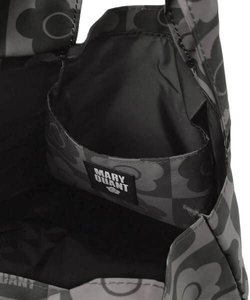 one'sterrace(ワンズテラス)の「MARY QUANT エコバッグ 1202 S(エコバッグ/サブバッグ・レディース・ブラック系8・99)」の6枚目の写真