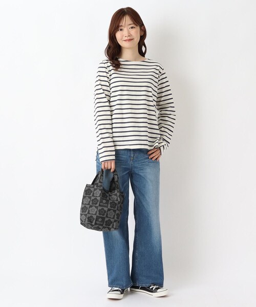 one'sterrace(ワンズテラス)の「MARY QUANT エコバッグ 1202 S(エコバッグ/サブバッグ・レディース・ブラック系8・99)」の8枚目の写真