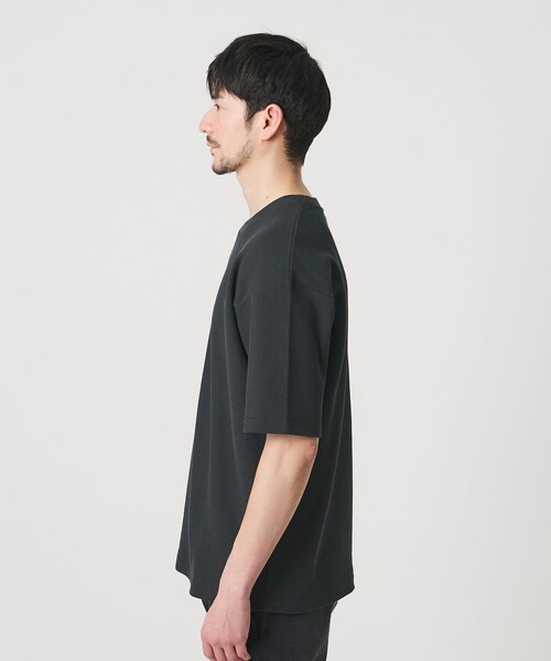 BEAUTY&YOUTH UNITED ARROWS(ビューティーアンドユースユナイテッドアローズ)の「【WEB限定 WARDROBE SMART】エアリー カノコ カットソー【抗菌防臭・UVカット】(Tシャツ/カットソー・メンズ・ライトグレー/オフホワイト/ダークグレー/ブラック・XL/L/M/S)」の19枚目の写真