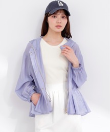 PROPORTION BODY DRESSING（プロポーションボディドレッシング）の「シアーペプラムブルゾン   1216155400（テーラードジャケット）」