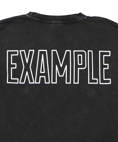 EXAMPLE(エグザンプル)の「EXAMPLE SIDE LOGO L/S TEE(Tシャツ/カットソー・メンズ・ブラック系・L/M/XXL/XL)」の16枚目の写真