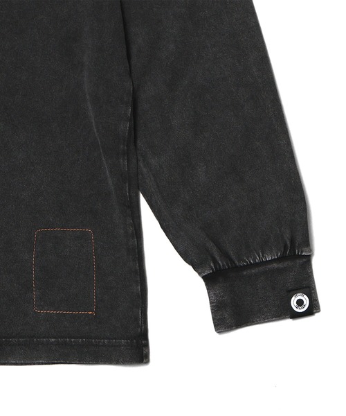 EXAMPLE(エグザンプル)の「EXAMPLE SIDE LOGO L/S TEE(Tシャツ/カットソー・メンズ・ブラック系・L/M/XXL/XL)」の17枚目の写真