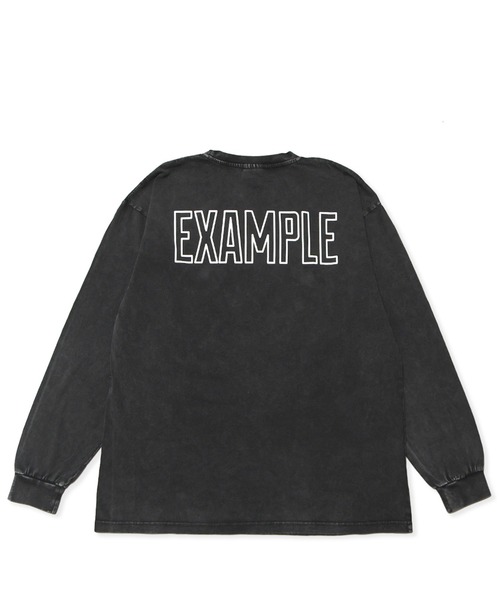 EXAMPLE(エグザンプル)の「EXAMPLE SIDE LOGO L/S TEE(Tシャツ/カットソー・メンズ・ブラック系・L/M/XXL/XL)」の18枚目の写真