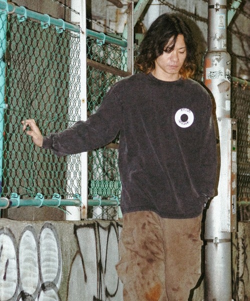EXAMPLE(エグザンプル)の「EXAMPLE SIDE LOGO L/S TEE(Tシャツ/カットソー・メンズ・ブラック系・L/M/XXL/XL)」の7枚目の写真
