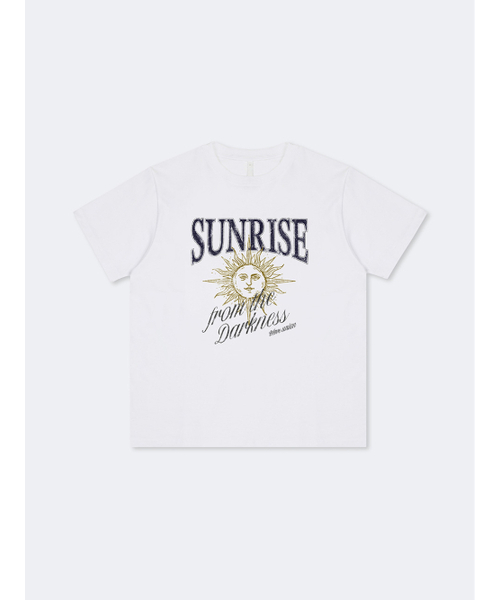 WAVE UNION(ウェーブユニオン)の「Sunrise T-shirt white(Tシャツ/カットソー・レディース・ホワイト・2/1)」の2枚目の写真