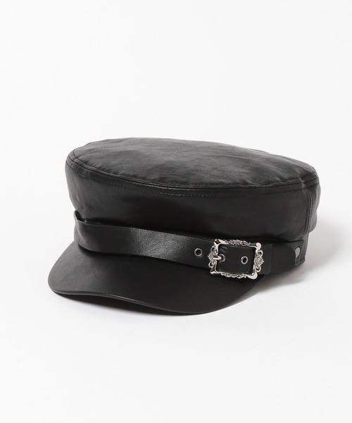 HARE（ハレ）の「ベルトデザインキャスケット(HARE)（キャスケット・レディース・ブラック・FREE）」の21枚目の写真