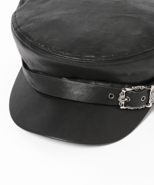 HARE（ハレ）の「ベルトデザインキャスケット(HARE)（キャスケット・レディース・ブラック・FREE）」の17枚目の写真