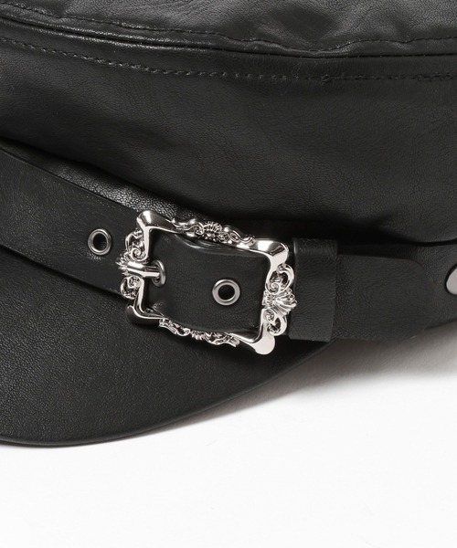 HARE（ハレ）の「ベルトデザインキャスケット(HARE)（キャスケット・レディース・ブラック・FREE）」の19枚目の写真