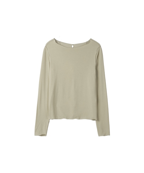 LETOILE(レトワール)の「レイヤードロングスリーブTシャツ(Tシャツ/カットソー・レディース・Beige/ミント/イエロー・FREE)」の2枚目の写真