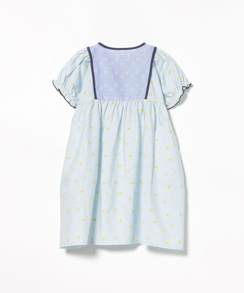 BEAMS mini(ビームスミニ)の「エスニック プリント ワンピース 2026SS(90~140cm)通学 定番 プチプラ キッズ(ワンピース・キッズ・サックスブルー/パープル系その他3・110/100/90/140/130/120)」の12枚目の写真