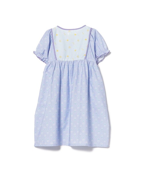 BEAMS mini(ビームスミニ)の「エスニック プリント ワンピース 2026SS(90~140cm)通学 定番 プチプラ キッズ(ワンピース・キッズ・サックスブルー/パープル系その他3・110/100/90/140/130/120)」の16枚目の写真