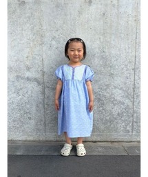 BEAMS mini（ビームスミニ）の「エスニック プリント ワンピース 2026SS（90～140cm）通学 定番 プチプラ キッズ（ワンピース）」
