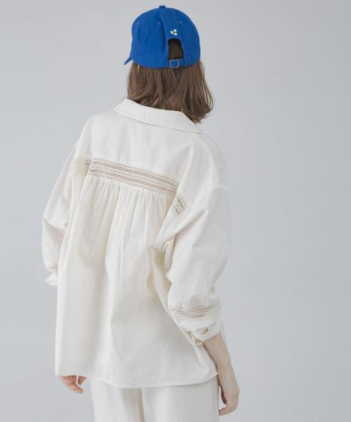 URBAN RESEARCH Sonny Label(アーバンリサーチサニーレーベル)の「ブロッキングレースコットンシャツジャケット(その他アウター・レディース・ブラック/ホワイト系その他・FREE)」の7枚目の写真