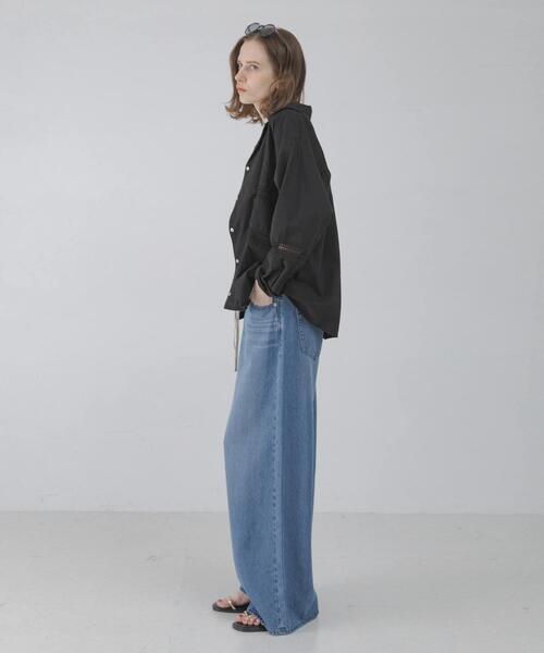 URBAN RESEARCH Sonny Label(アーバンリサーチサニーレーベル)の「ブロッキングレースコットンシャツジャケット(その他アウター・レディース・ブラック/ホワイト系その他・FREE)」の17枚目の写真