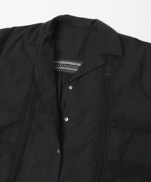 URBAN RESEARCH Sonny Label(アーバンリサーチサニーレーベル)の「ブロッキングレースコットンシャツジャケット(その他アウター・レディース・ブラック/ホワイト系その他・FREE)」の20枚目の写真