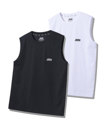 [2PACK]アスキンクールエアグラムノースリーブTシャツ（JR5TSU054BK）