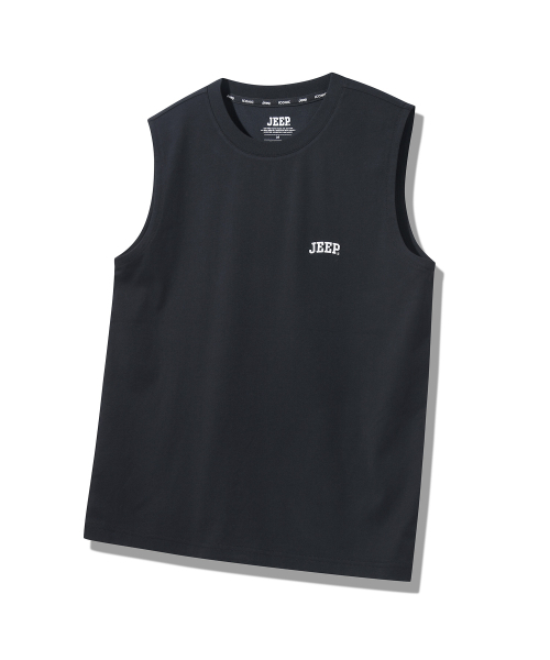 JEEP（ジープ）の「[2PACK]アスキンクールエアグラムノースリーブTシャツ（JR5TSU054BK）（Tシャツ/カットソー・レディース・ホワイト・SMALL/MEDIUM/LARGE/2XL）」の2枚目の写真