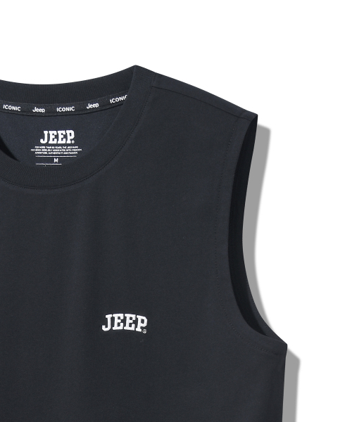 JEEP（ジープ）の「[2PACK]アスキンクールエアグラムノースリーブTシャツ（JR5TSU054BK）（Tシャツ/カットソー・レディース・ホワイト・SMALL/MEDIUM/LARGE/2XL）」の5枚目の写真