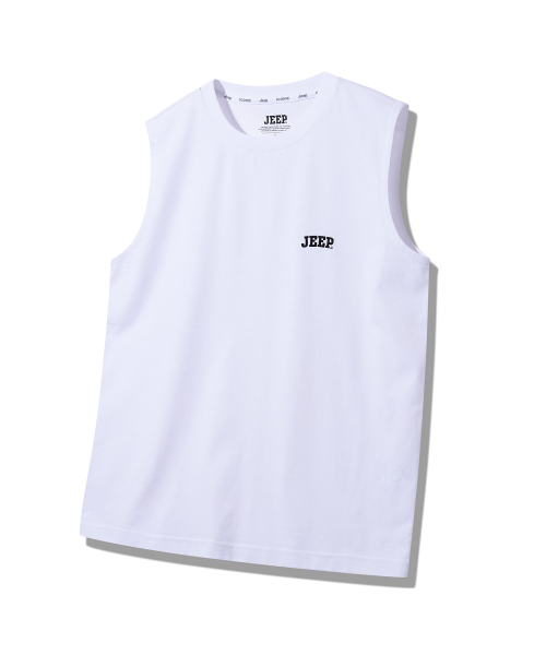 JEEP（ジープ）の「[2PACK]アスキンクールエアグラムノースリーブTシャツ（JR5TSU054BK）（Tシャツ/カットソー・レディース・ホワイト・SMALL/MEDIUM/LARGE/2XL）」の7枚目の写真