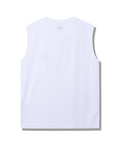 JEEP（ジープ）の「[2PACK]アスキンクールエアグラムノースリーブTシャツ（JR5TSU054BK）（Tシャツ/カットソー・レディース・ホワイト・SMALL/MEDIUM/LARGE/2XL）」の8枚目の写真