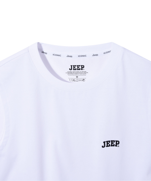 JEEP（ジープ）の「[2PACK]アスキンクールエアグラムノースリーブTシャツ（JR5TSU054BK）（Tシャツ/カットソー・レディース・ホワイト・SMALL/MEDIUM/LARGE/2XL）」の9枚目の写真
