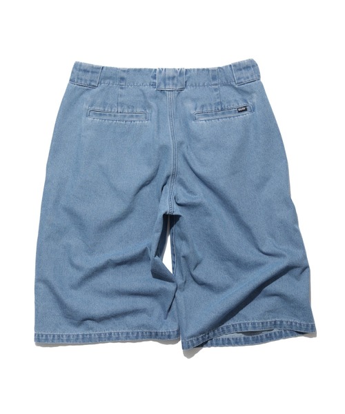 SILAS(サイラス)の「SHORT BAGGY DENIM PANTS(デニムパンツ・メンズ・ライトブルー/インディゴブルー・M/L)」の3枚目の写真
