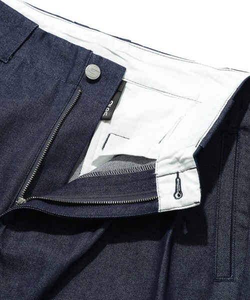 SILAS(サイラス)の「SHORT BAGGY DENIM PANTS(デニムパンツ・メンズ・ライトブルー/インディゴブルー・M/L)」の6枚目の写真