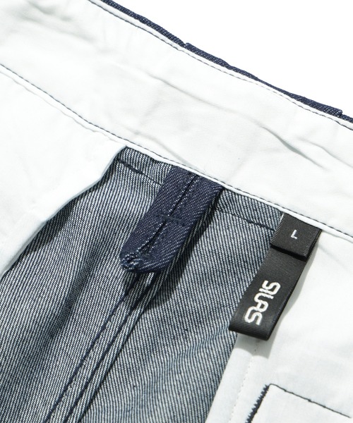 SILAS(サイラス)の「SHORT BAGGY DENIM PANTS(デニムパンツ・メンズ・ライトブルー/インディゴブルー・M/L)」の9枚目の写真