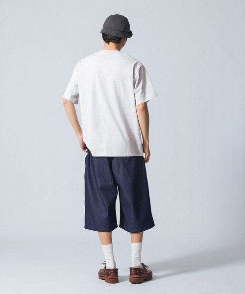 SILAS(サイラス)の「SHORT BAGGY DENIM PANTS(デニムパンツ・メンズ・ライトブルー/インディゴブルー・M/L)」の14枚目の写真