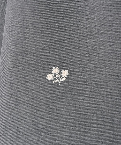 STYLE DELI(スタイルデリ)の「【BLK001】花柄刺繍ツイルテーラードジャケット(テーラードジャケット・レディース・グリーン/グレー/ブラック・FREE)」の22枚目の写真
