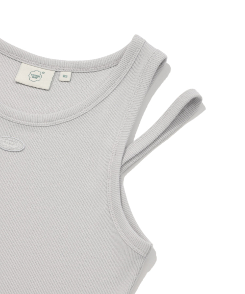 COVERNAT WOMAN(カバーナットウーマン)の「ウィメンズカットアウトスリーブレスライトグレー(Tシャツ/カットソー・レディース・その他・WM/WS)」の4枚目の写真